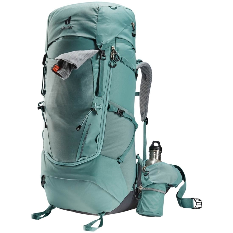 Damski plecak turystyczny Deuter Aircontact Core 55+10 SL - Jade Graphite