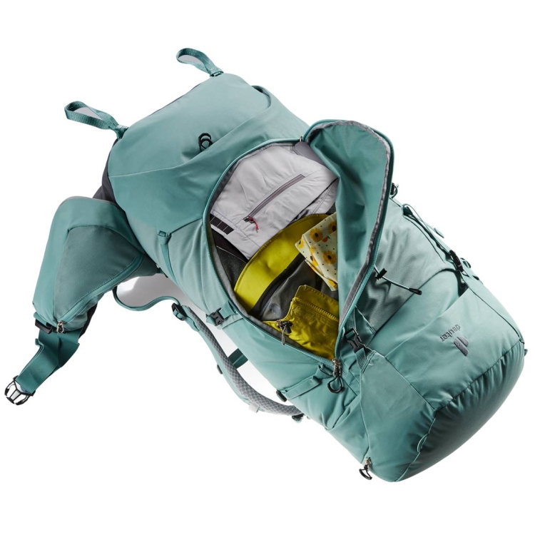 Damski plecak turystyczny Deuter Aircontact Core 55+10 SL - Jade Graphite