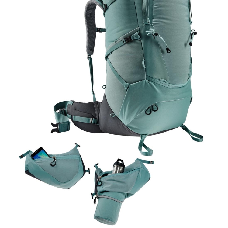 Damski plecak turystyczny Deuter Aircontact Core 55+10 SL - Jade Graphite