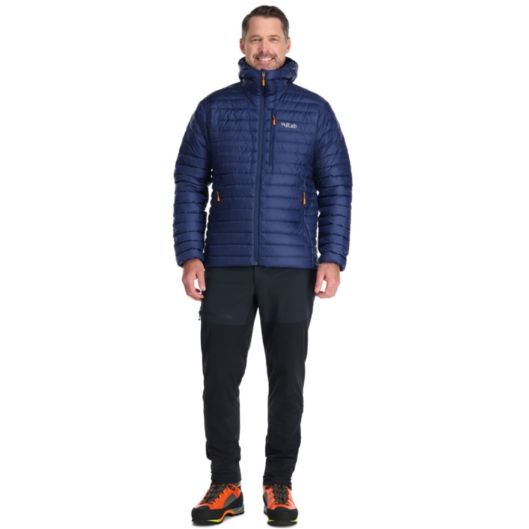 Kurtka puchowa RAB Microlight Alpine Jacket - Deep Ink Marmalade