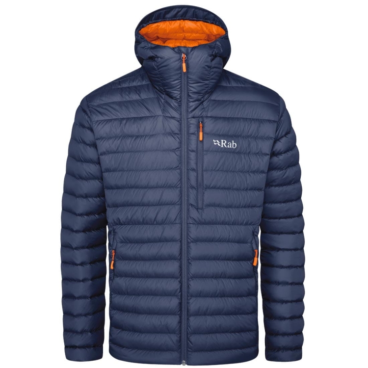 Kurtka puchowa RAB Microlight Alpine Jacket - Deep Ink Marmalade