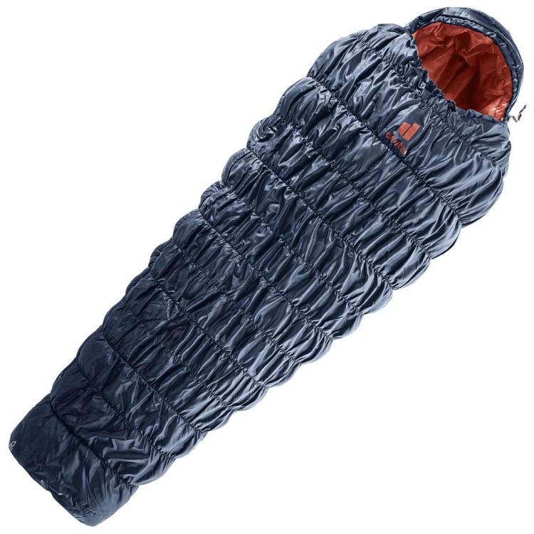 Damski śpiwór dwusezonowy Deuter Exosphere 0° SL - Prawy Ink-Redwood