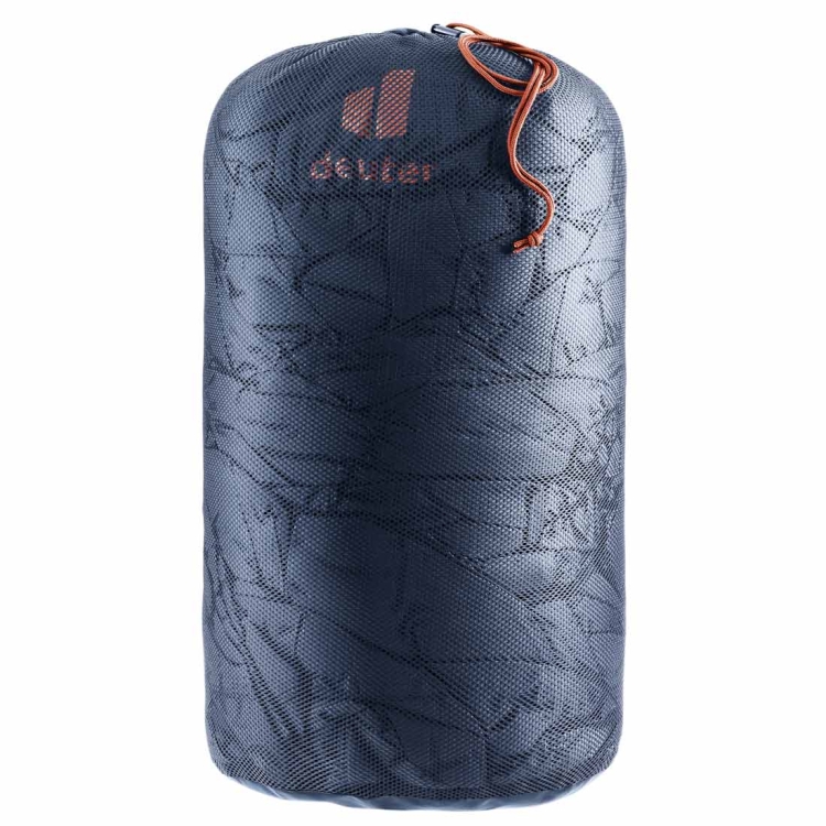 Damski śpiwór dwusezonowy Deuter Exosphere 0° SL - Prawy Ink-Redwood