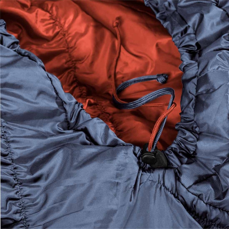 Damski śpiwór dwusezonowy Deuter Exosphere 0° SL - Prawy Ink-Redwood