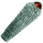 Śpiwór dla wysokich Deuter Exosphere +4° LONG - Lewy Sage-Paprika