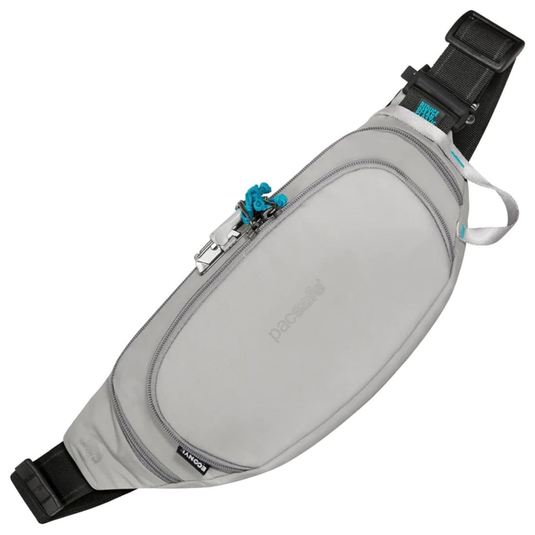 Biodrówka antykradzieżowa Pacsafe ECO Waist Pack - Gravity Gray