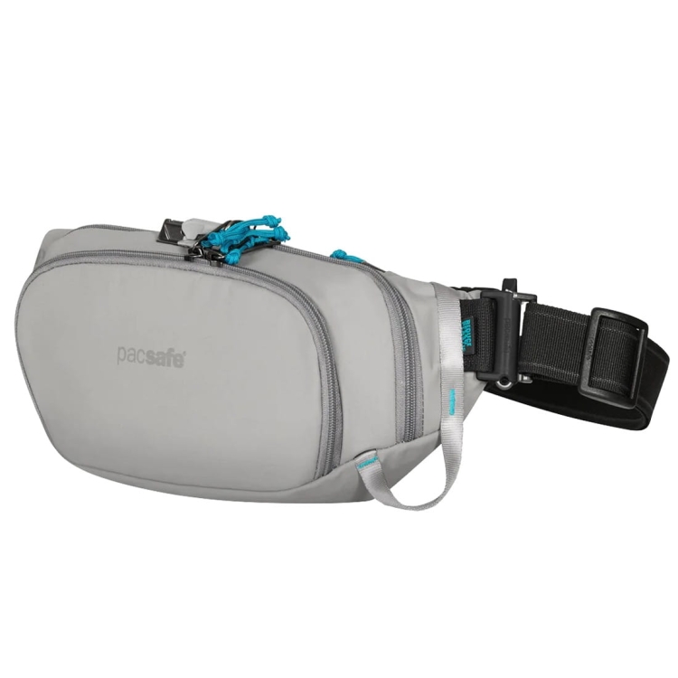 Biodrówka antykradzieżowa Pacsafe ECO Waist Pack - Gravity Gray