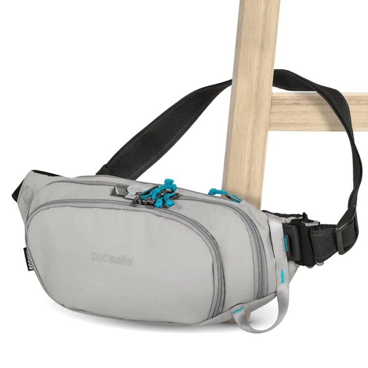 Biodrówka antykradzieżowa Pacsafe ECO Waist Pack - Gravity Gray