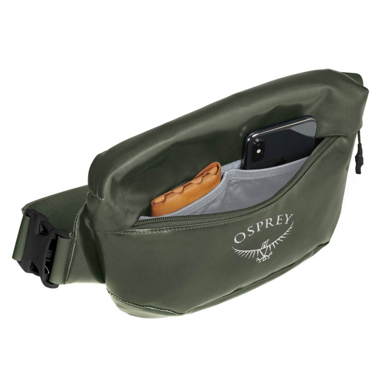 Wszechstronna biodrówka Osprey Transporter Waist - Haybale Green