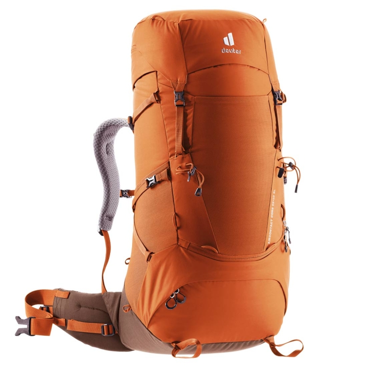 Damski plecak turystyczny Deuter Aircontact Core 55+10 SL - Chestnut-Umbra