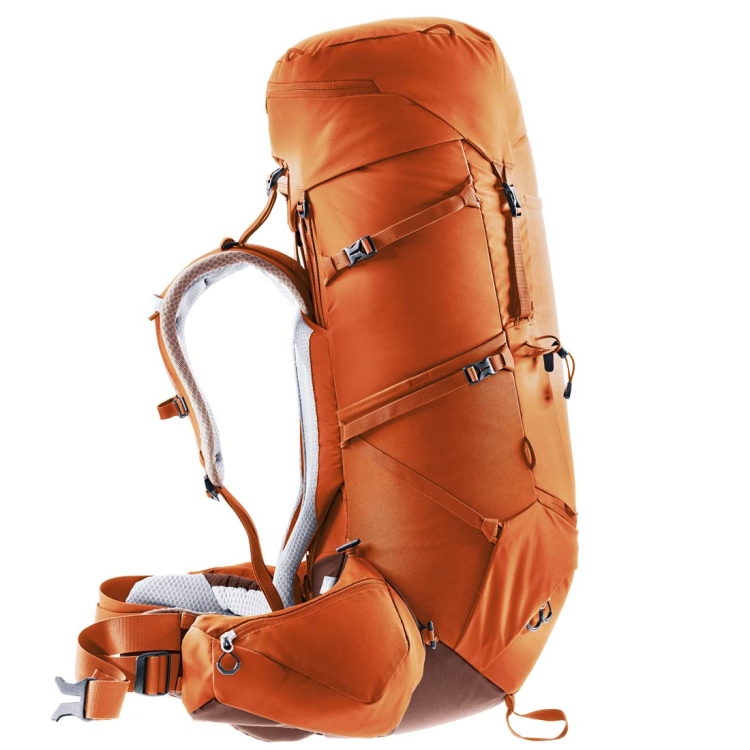 Damski plecak turystyczny Deuter Aircontact Core 55+10 SL - Chestnut-Umbra
