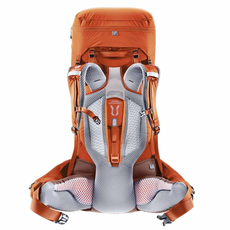 Damski plecak turystyczny Deuter Aircontact Core 55+10 SL - Chestnut-Umbra