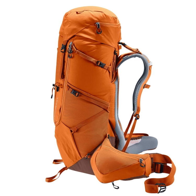 Damski plecak turystyczny Deuter Aircontact Core 55+10 SL - Chestnut-Umbra