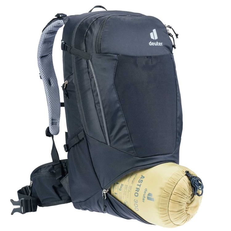 Plecak rowerowy dla wysokich Deuter Trans Alpine 32 EL - Black