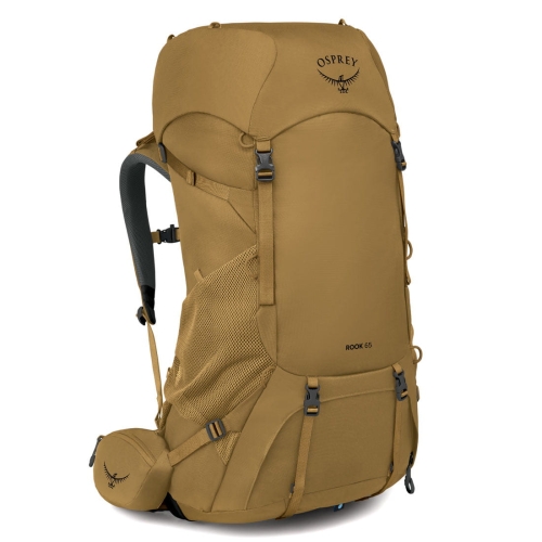 Męski plecak trekkingowy Osprey Rook 65 - Histosol Brown/Rhino Grey