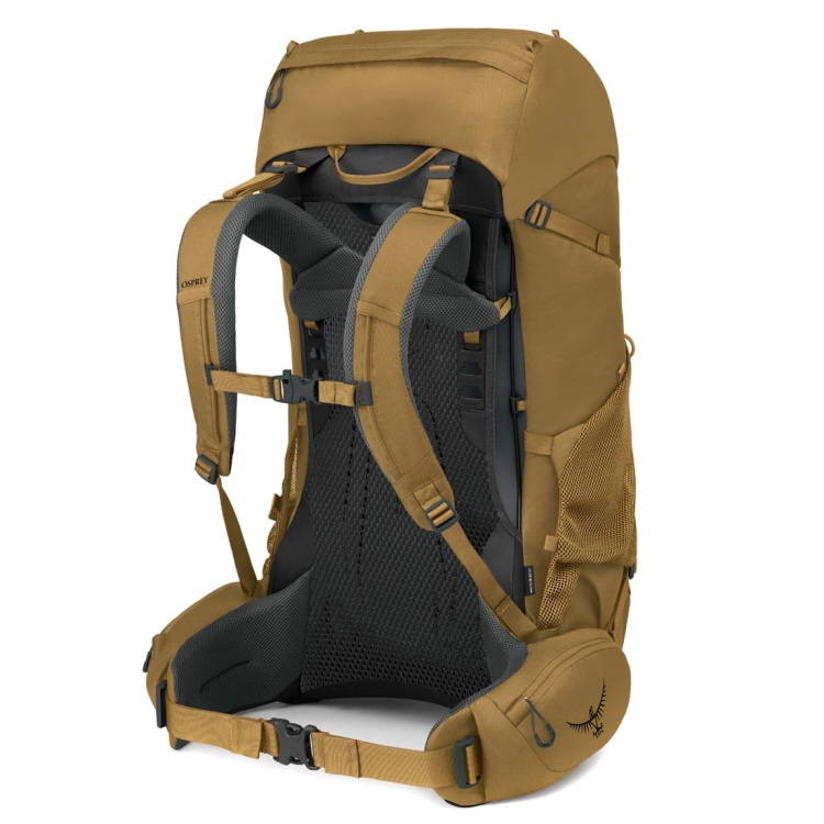 Męski plecak trekkingowy Osprey Rook 65 - Histosol Brown/Rhino Grey