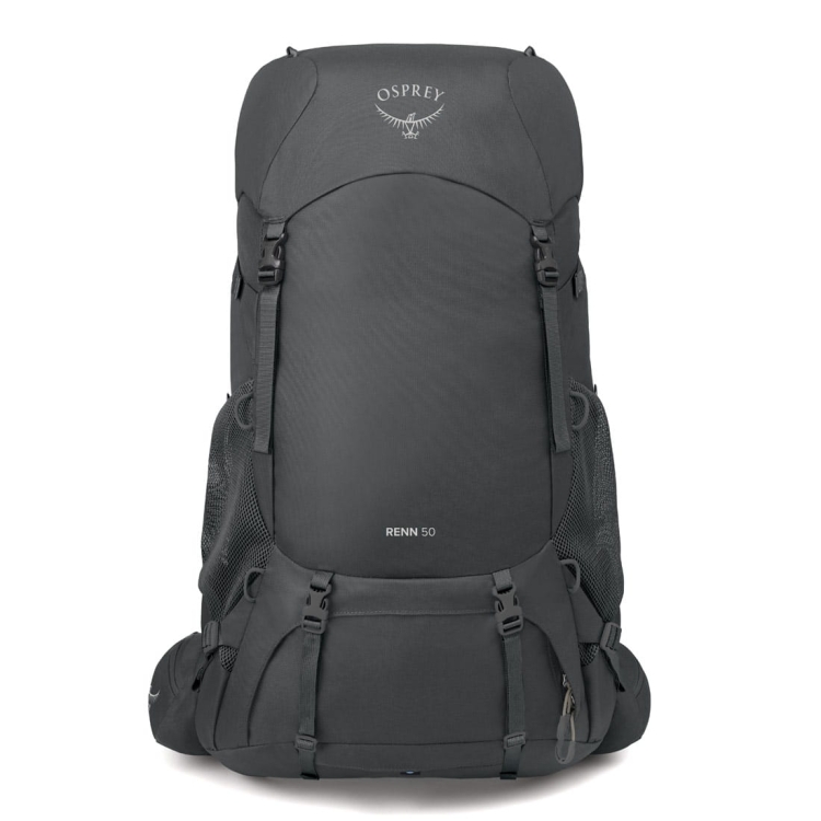 Damski plecak dwukomorowy Osprey Renn 50 - Dark Charcoal/Gray Wolf