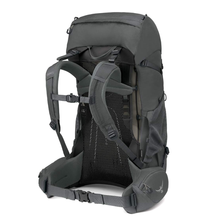 Damski plecak dwukomorowy Osprey Renn 50 - Dark Charcoal/Gray Wolf