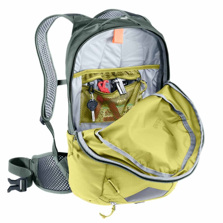 Lekki plecak rowerowy Deuter Race 16 - Sprout-Ivy
