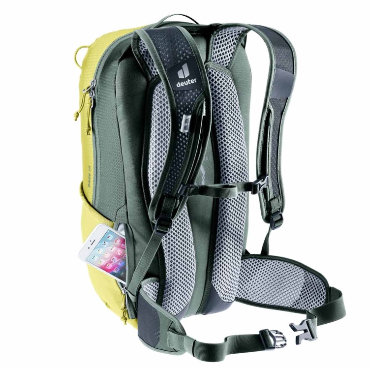 Lekki plecak rowerowy Deuter Race 16 - Sprout-Ivy