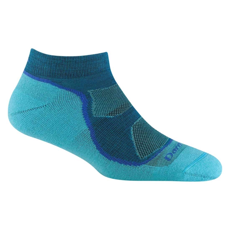 Damskie skarpety trekkingowe Darn Tough Women's Light Hiker No Show Lightweight Hiking Sock - Cascade