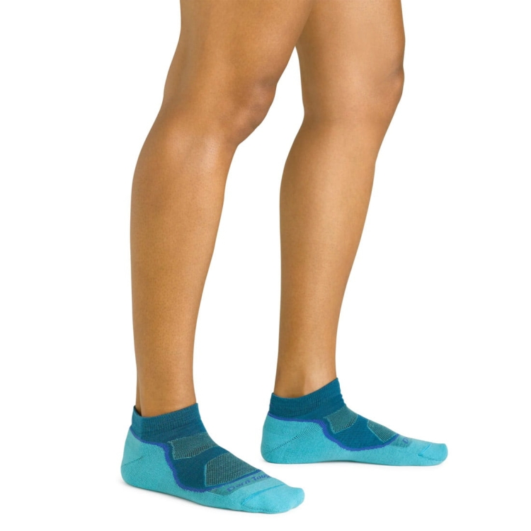 Damskie skarpety trekkingowe Darn Tough Women's Light Hiker No Show Lightweight Hiking Sock - Cascade