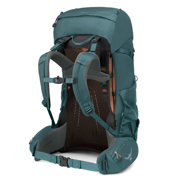 Damski plecak trekkingowy Osprey Renn 65 - Cascade Blue/Melon Orange