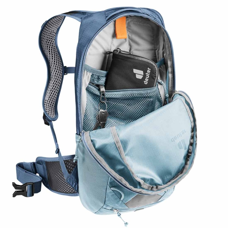 Lekki  plecak rowerowy Deuter Race 8 - Lake-Ink