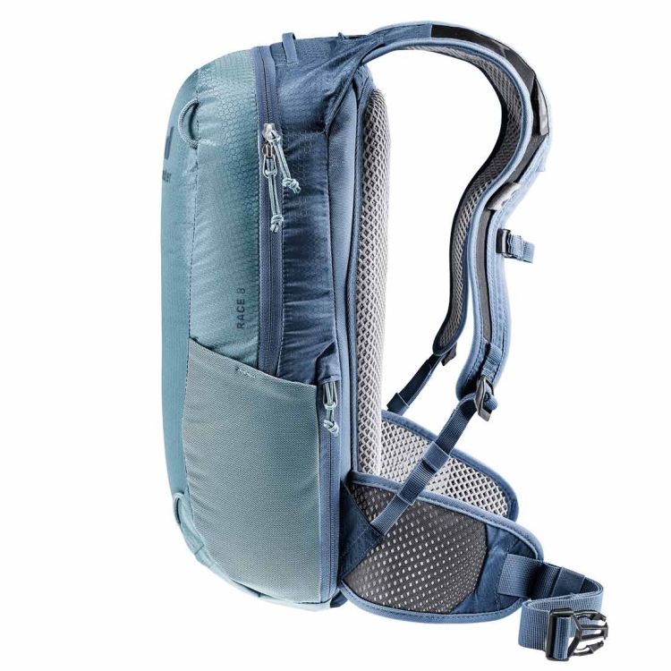 Lekki plecak rowerowy Deuter Race 8 - Lake-Ink