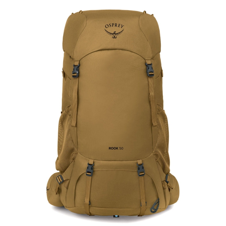 MMęski plecak turystyczny Osprey Rook 50 - Histosol Brown/Rhino Grey
