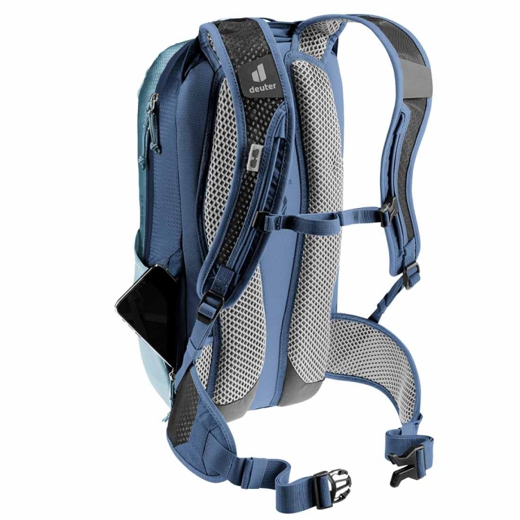 Lekki plecak rowerowy Deuter Race 12 - Lake-Ink