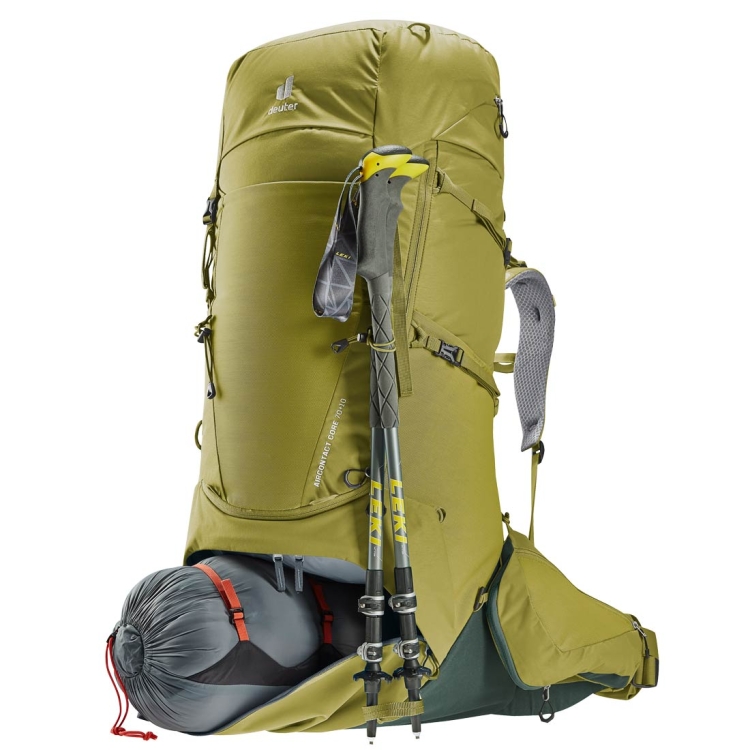 Plecak trekingowy Deuter Aircontact Core 70+10 - Cactus-Ivy