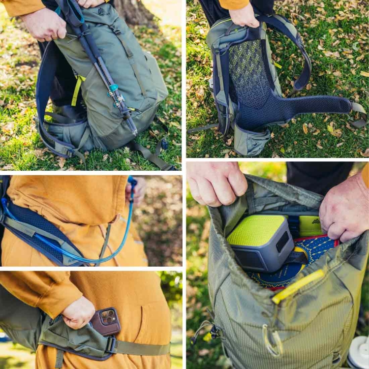 Męski plecak turystyczny Gregory Zulu LT 28 Plus – Forage Green
