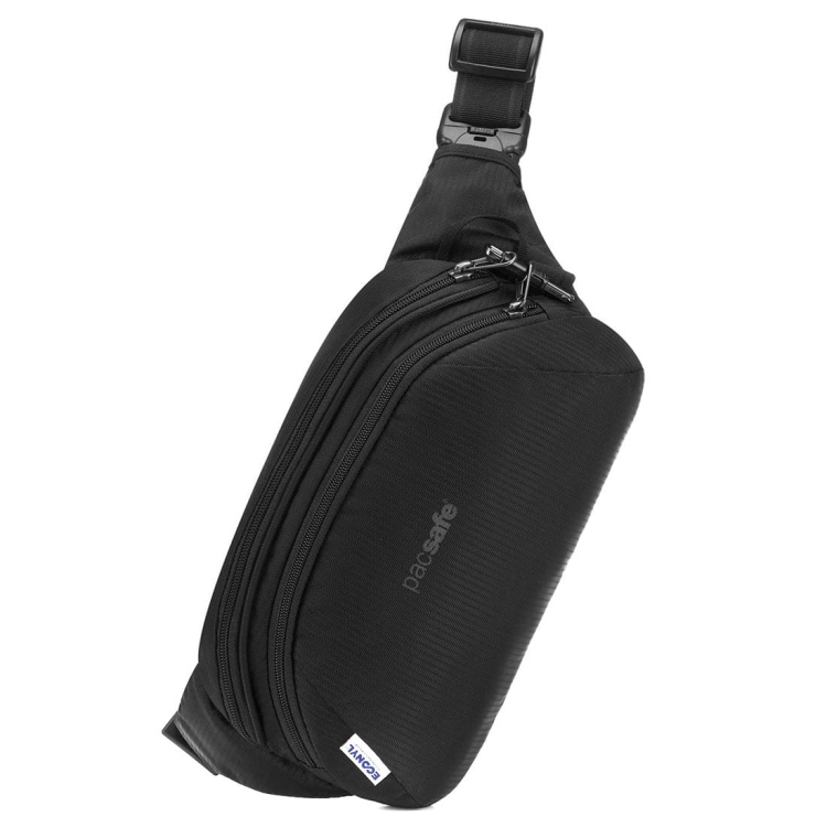 Bezpieczna biodrówka Pacsafe Metrosafe LS120 ECONYL - Black