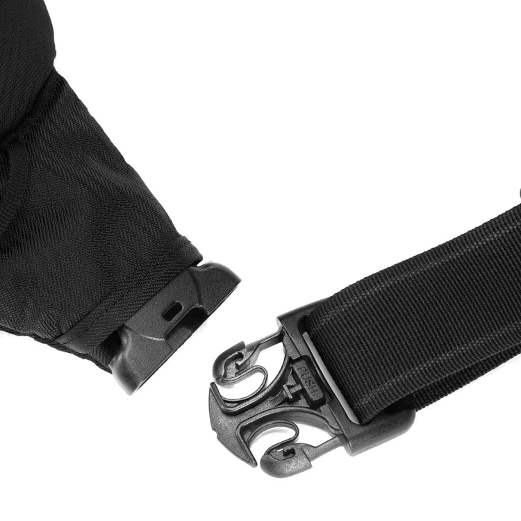 Bezpieczna biodrówka Pacsafe Metrosafe LS120 ECONYL - Black
