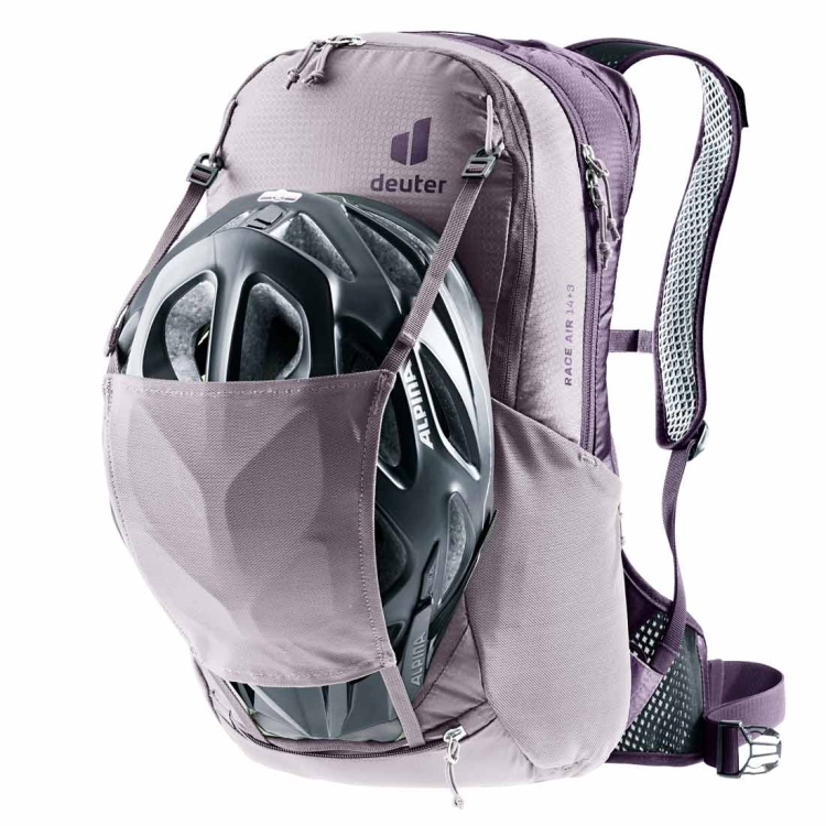 Lekki plecak rowerowy Deuter Race Air 14+3 - Lavender-Purple
