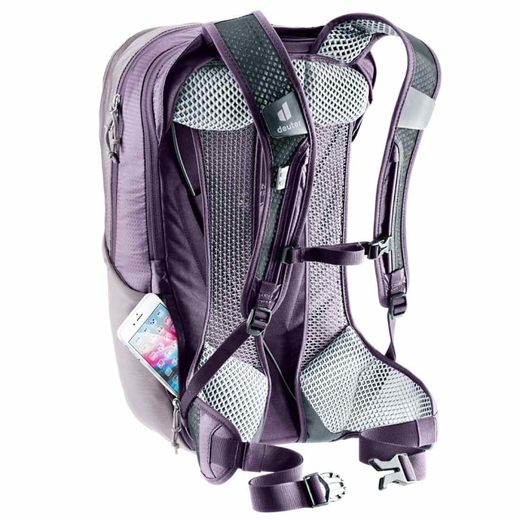 Lekki plecak rowerowy Deuter Race Air 14+3 - Lavender-Purple