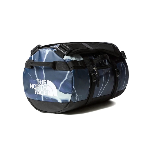 Torba turystyczna The North Face Base Camp Duffel XS - Summit Navy TNF Lightening Print-TNF Black