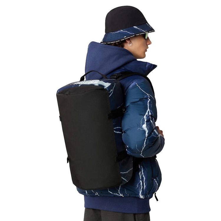 Torba turystyczna The North Face Base Camp Duffel XS - Summit Navy TNF Lightening Print-TNF Black