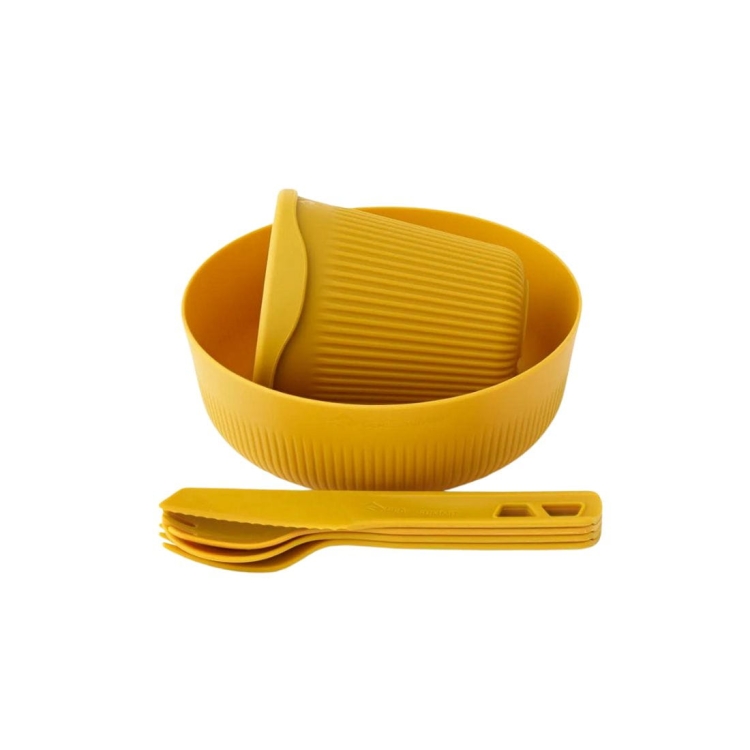 Zestaw naczyń Sea To Summit Passage Dinnerware Set 6P – Yellow