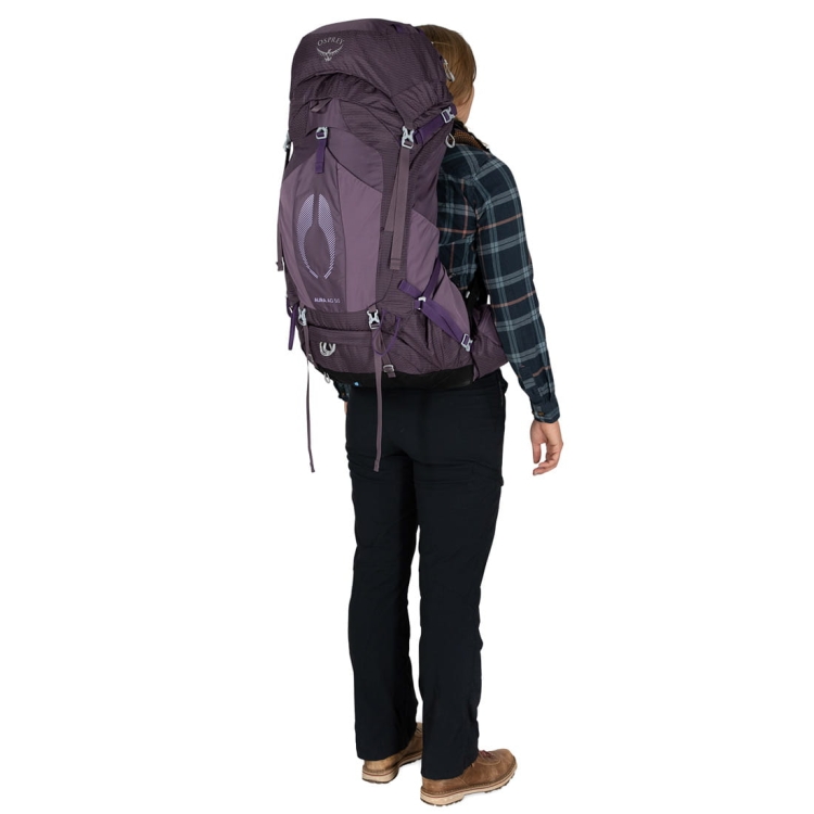 Damski plecak turystyczny Osprey Aura AG 50 WXS/S - Enchantment Purple