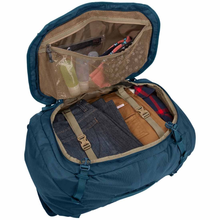 Damski plecak turystyczny Thule Landmark 70L – Majolica Blue