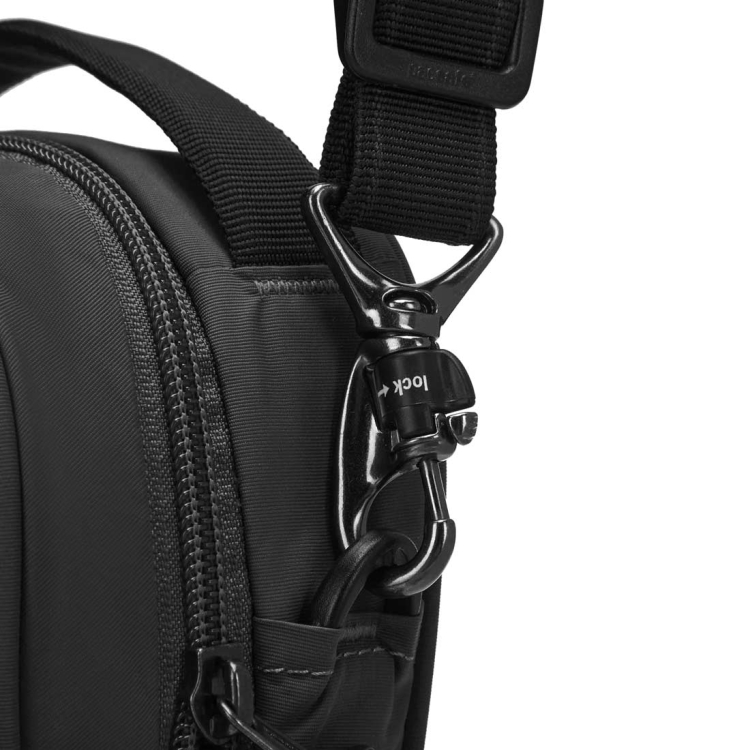 Torebka miejska z zabezpieczeniami Pacsafe LS100 - Black
