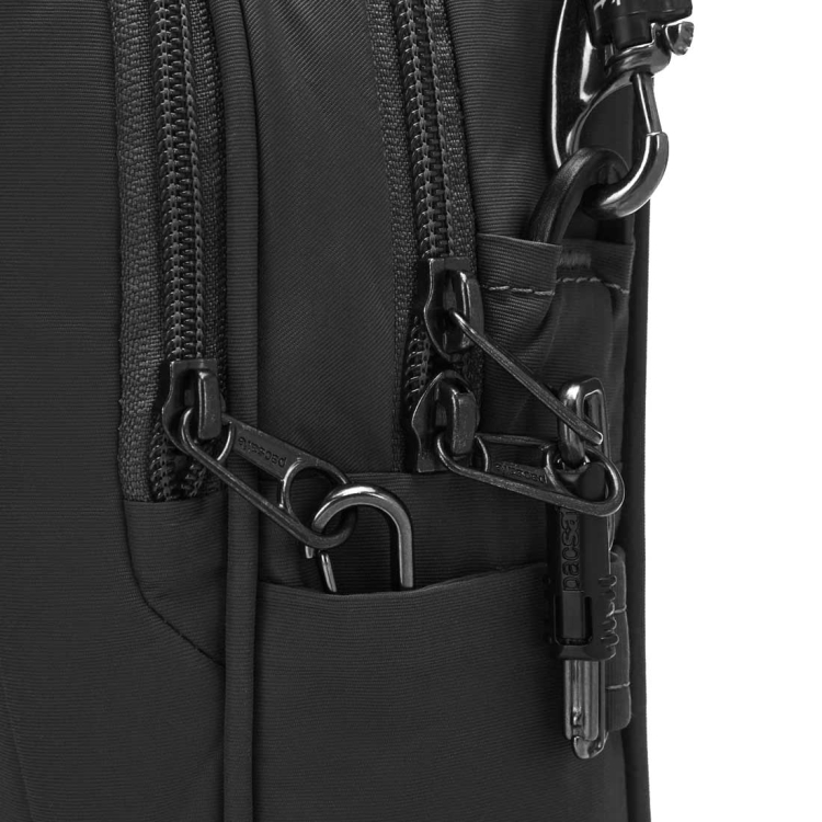 Torebka miejska z zabezpieczeniami Pacsafe LS100 - Black
