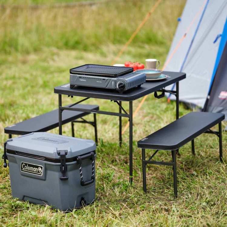 Zestaw stół i ławki Coleman Pack Away Set 4P