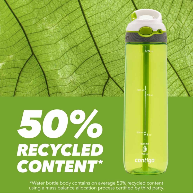 Szczelna butelka na wodę Contigo Ashland 720 ml - Citron