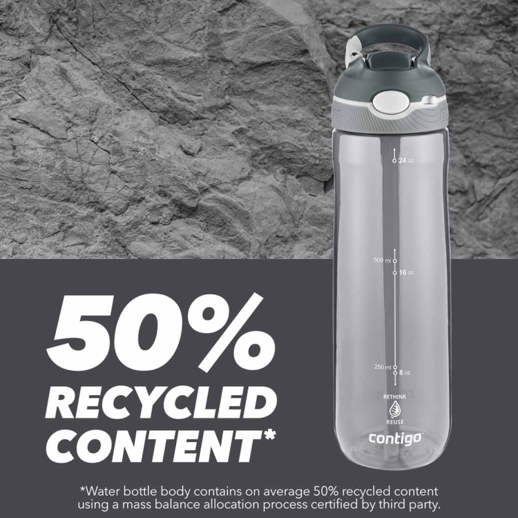 Szczelna butelka na wodę Contigo Ashland 720 ml - Smoke