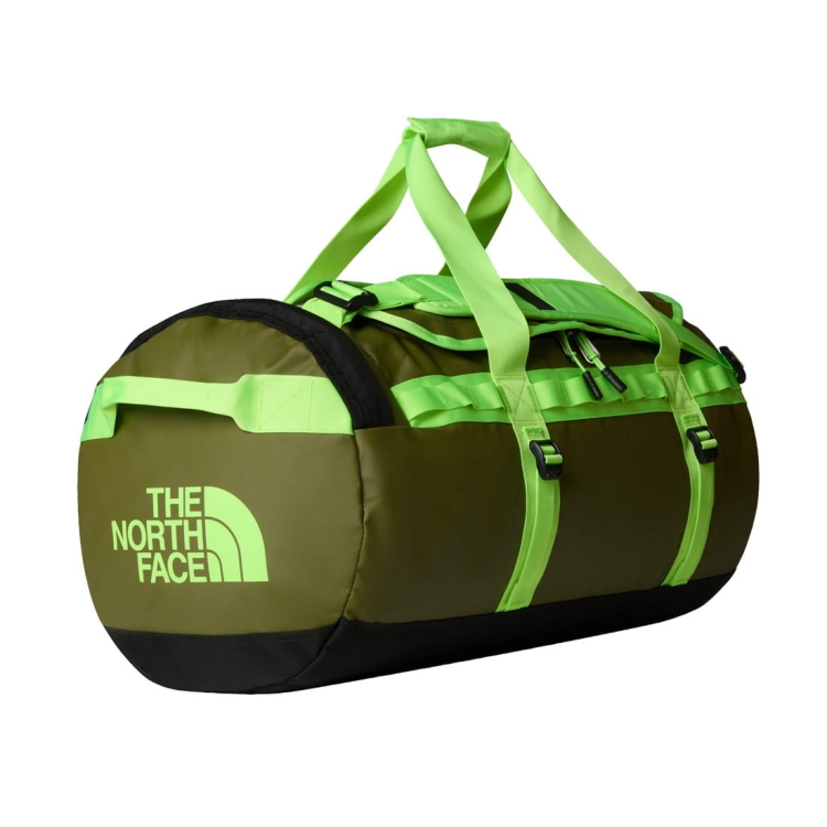 Torba podróżna The North Face Base Camp Duffel M - Forest Olive-Safety Green-TNF Black