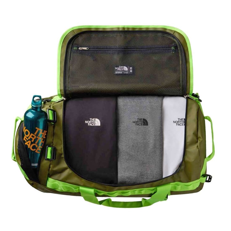 Torba podróżna The North Face Base Camp Duffel M - Forest Olive-Safety Green-TNF Black