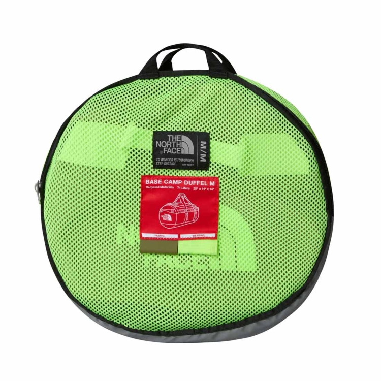 Torba podróżna The North Face Base Camp Duffel M - Forest Olive-Safety Green-TNF Black